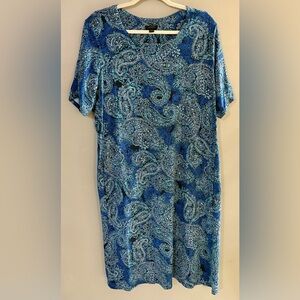 J Jill 2X Wear-ever Collection Dress with Pockets